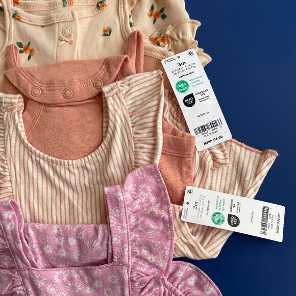 Baby Girl Rompers Size 3M - Picture 5 of 6